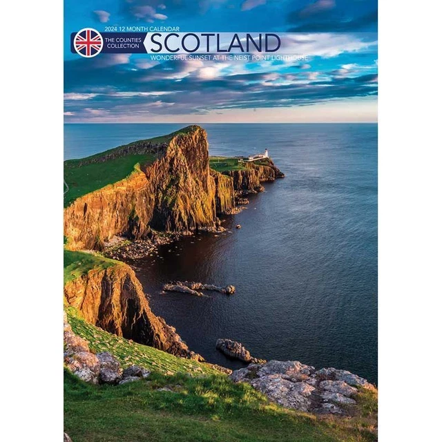 SCOTLAND 2024 CALENDAR A3 Wall Calendar £7.49 PicClick UK
