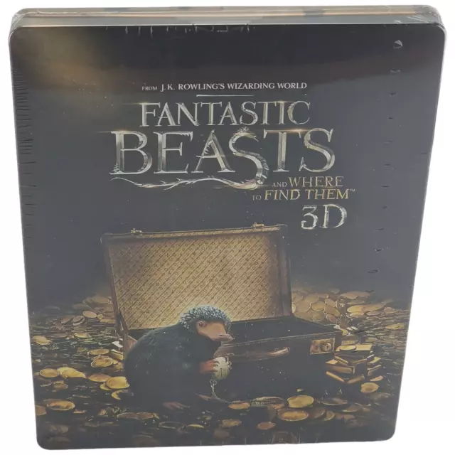 Les Animaux fantastiques Blu-ray 3D +Blu-ray Steelbook FilmArena 2017 Zone Libre