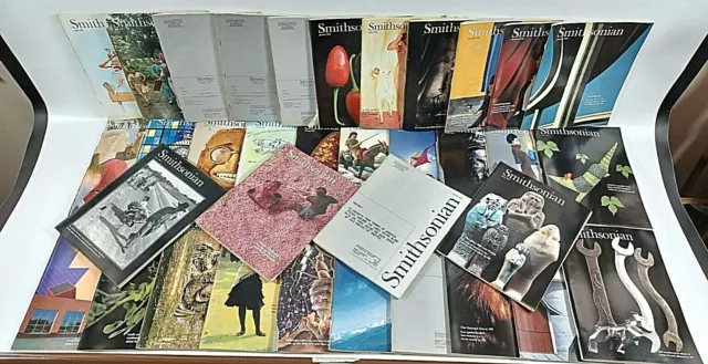 54 Smithsonian Magazine lot! Assorted Issue Years 1989-1994