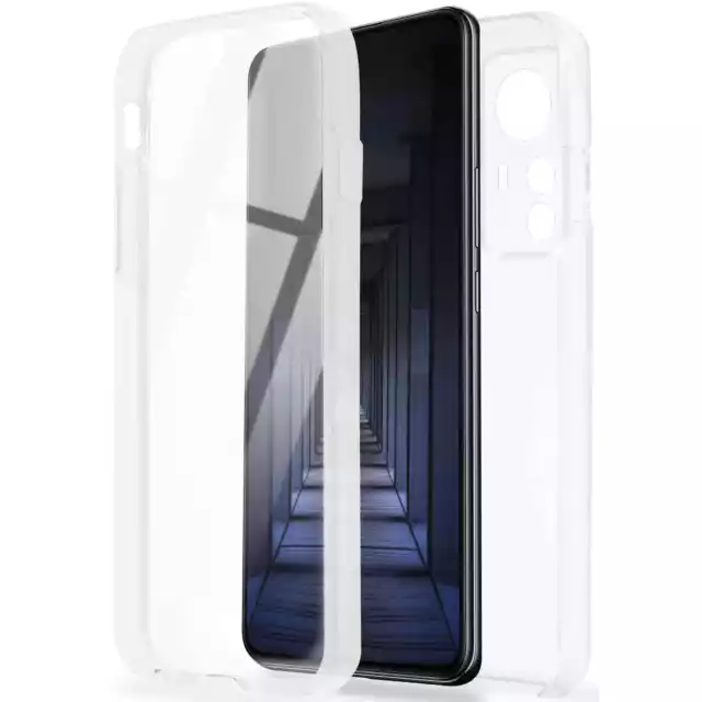 Étui de Portable pour Xiaomi 12T/12T Pro Transparent 360 Degré Protection TPU