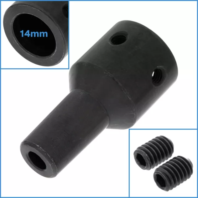 B12 To 14mm Drill Press Chuck Arbor Adaptor Connecting Rod Shaft Tapered Shank