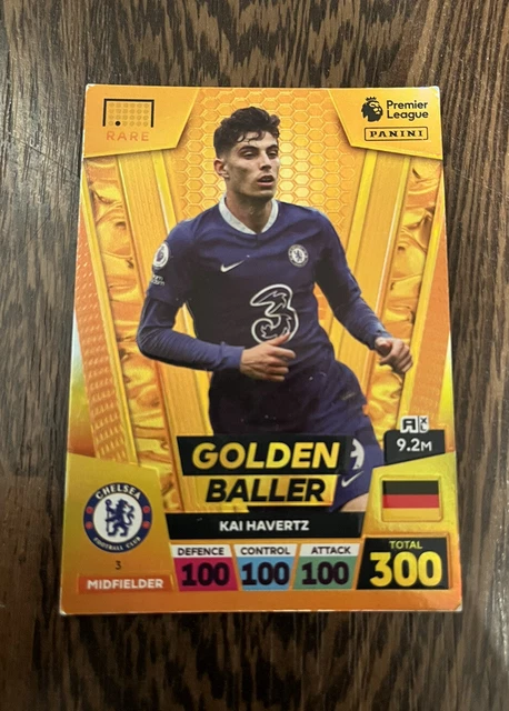Prem Cards PANINI ADRENALYN XL 2023 GOLDEN BALLER. Kai HAVERTZ. Card #3 Rare ...