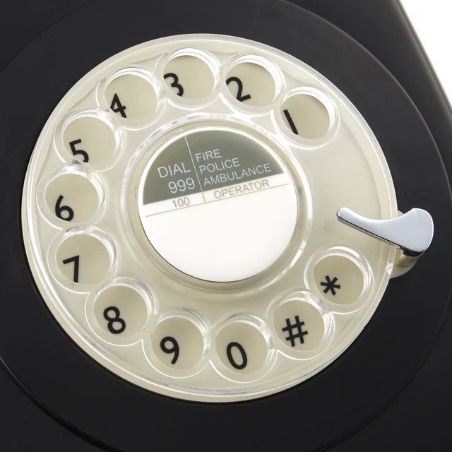 746 Rotary Telephone - Black