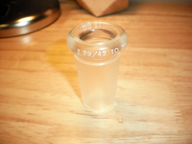 PYREX Glass 29/42 Inner to 24/40 Outer Joint Bushing Adapter