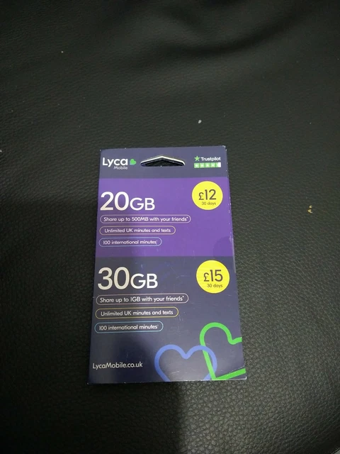 3000 X Lyca Mobile SIM Card PAY AS YOU GO Trio Sim Bulk vendita all'ingrosso joblot