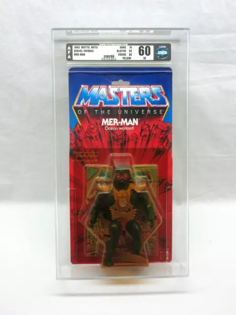 MOTU, HE-MAN, 8-BACK, AFA graded, Masters of the Universe, MOC