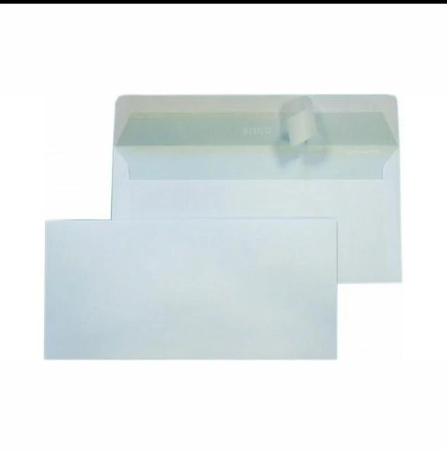 Buste  commerciali Blasetti  11X23  cm autoadesive 90 gr. 450 pz