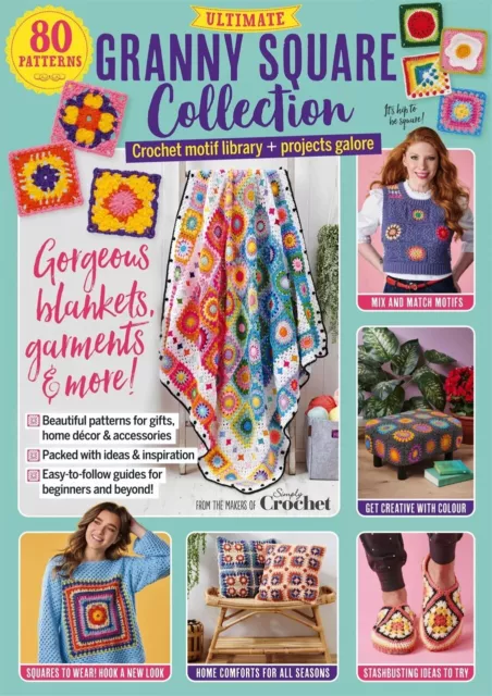 The Ultimate Granny Square Collection Simply Crochet Craft Knit 2023 UK Magazine