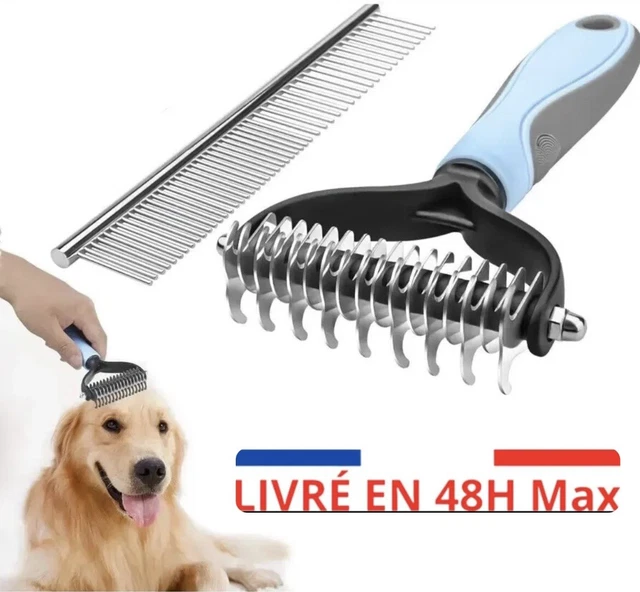 Brosses pour Chats et Chiens à Poils Longs, Brosse Chat et Brosse Chien avec Pei