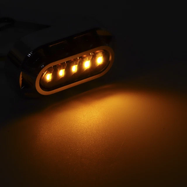 Luce segnale di svolta moto impermeabile luce di guida moto 12 V per