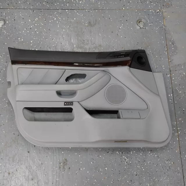 BMW E39 Left Driver Front Door Card Panel - Grey S4B0/98