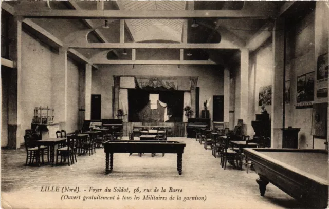 CPA AK Militaire - Lille - Foyer du Soldat - 56 - Rue de la Barre (697415)