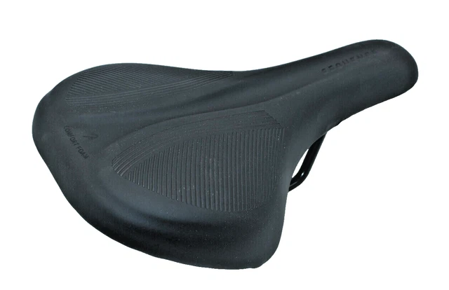 SELLE DE VÉLO Cube Naturel Fit Séquence Comfort Mémoire Éponge Bleu Foncé Logo EUR 28,48