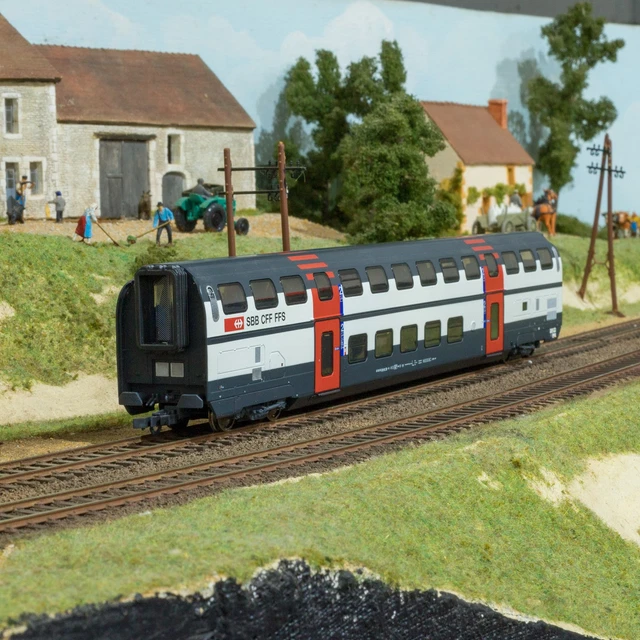 Wagon-restaurant Roco HO – CFF SBB, Réf 44473 (73632), Occasion