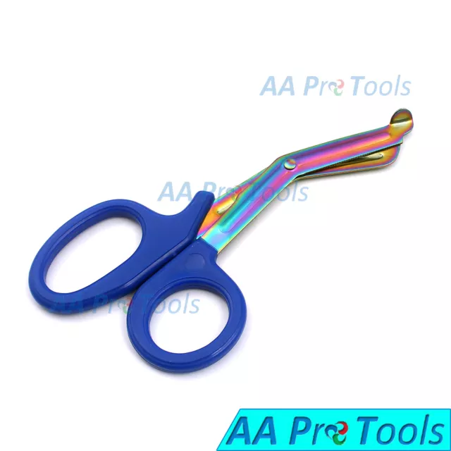 Titanium Heavy Duty Military Trauma EMT/Paramedic Shears Multi Rainbow Color