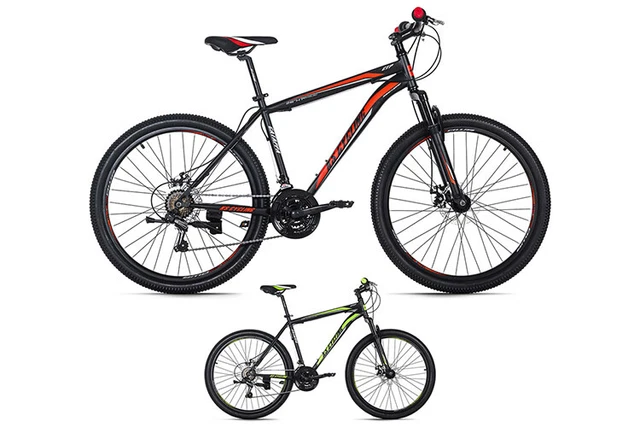 VTT Tout Suspendu WYLD Bliss Noir 26" 21 Vitesses Cadre Acier 46cm - Neuf