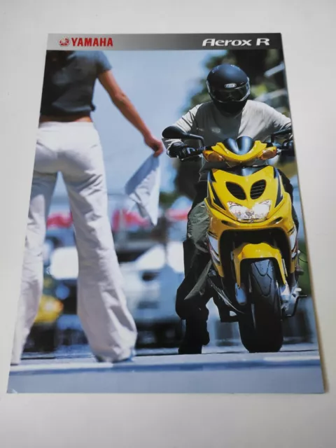 Yamaha 50 Aerox R de 2002 Suisse Prospectus Catalogue Brochure Moto