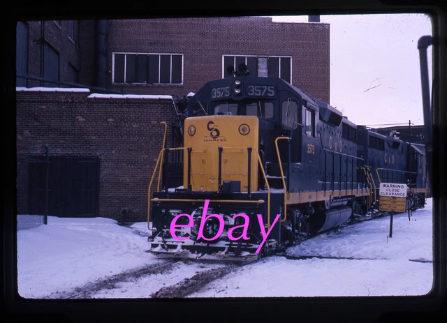 Orig Slide Chesapeake & Ohio C&O #3575 GP35 1965