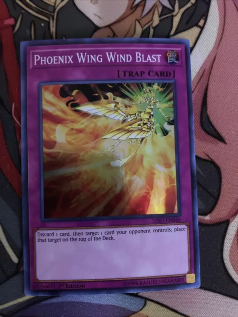 | Yugioh Phoenix Wing Wind Blast HISU-EN045 Super Rare NM