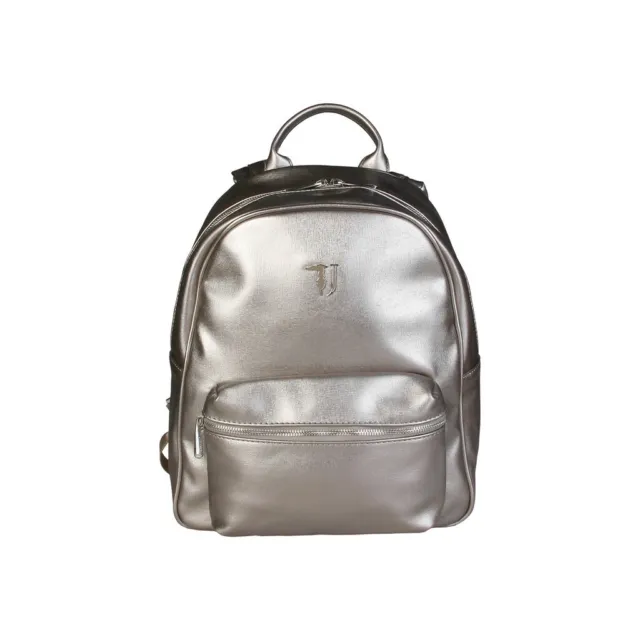 Trussardi Reisetasche Rucksack Sporttasche Weekender silber silver