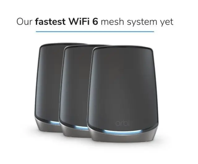 NETGEAR Orbi 860 Tri-band Wifi 6 Mesh System