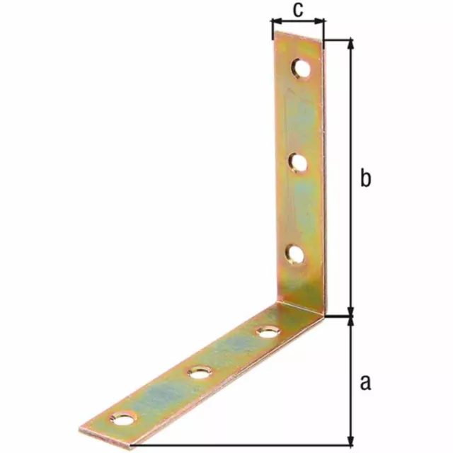 Chair Angle Zinc Plated 125x22mm Angle Hole Angle Connector Striking 2