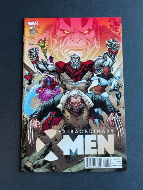 Extraordinary X-Men #8 - Ken Lashley Connecting Variant Cover (Marvel, 2016) NM
