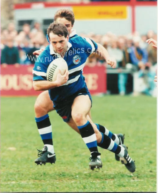 TONY SWIFT ENGLAND COLOUR RUGBY ORIGINAL PHOTOGRAPH 10" x 8"