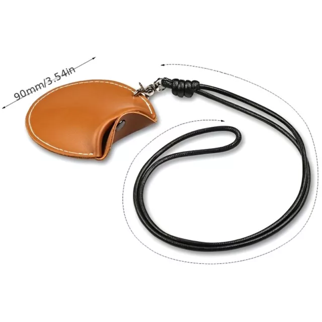 Hanging Neck Pouch Durable Headphone Storage Bag For Outdoor Hunting Biking Smal