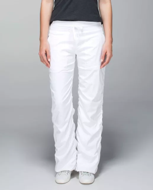 Lululemon Studio Pant II *Liner Women's Size 6 Tall 34" Inseam White NEW!
