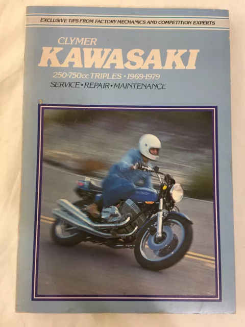Kawasaki 250-750cc Triples 1969-1977 Clymer Service Repair Maintenance # M353