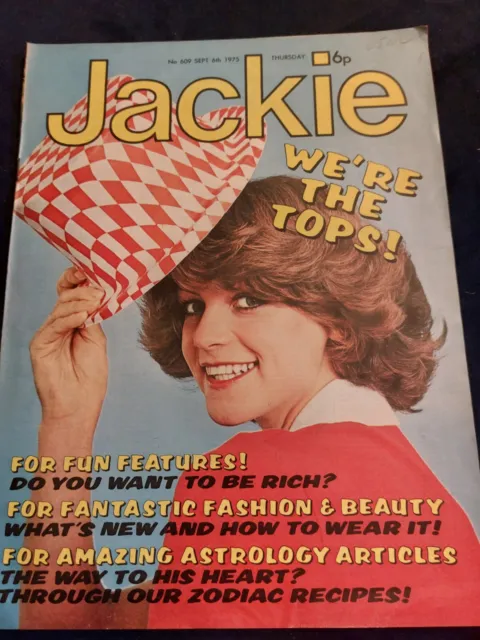 Vintage JACKIE Magazine 6 SEPTEMBER 1975 Wings Bay City B Ferry Johnny Nash 530