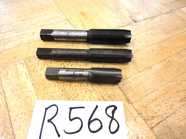Snap-On Tools 3 Piece Taps Assorted Metric See Sizes In Our Description