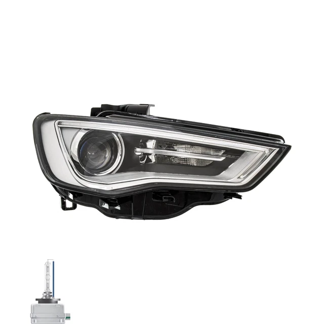 Lot De 2 Ampoules Xénon D1S 6000K 35W Pour Audi A3 8P - Blanc Clair, 3800 Lumens, Neuf Sous Blister