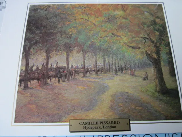 Kunstdruck Impressionismus Pissaro Frankreich Hydepark London Londres 1890