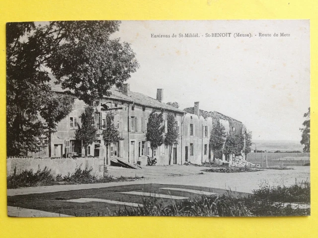 cpa Lorraine 55 - surroundings of St MIHIEL SAINT BENOIT Meuse ROUTE de METZ