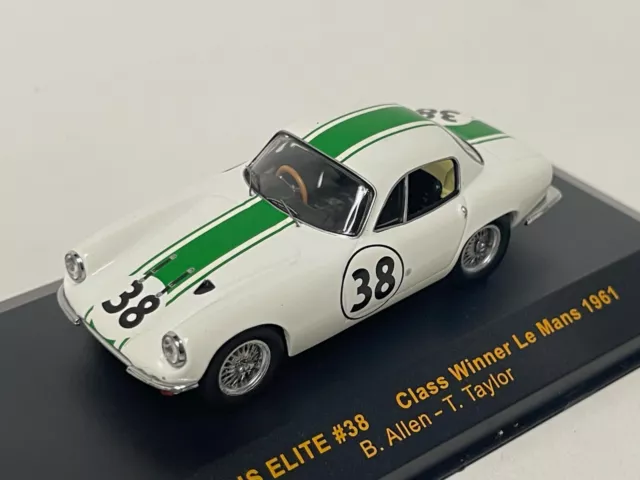 1/43 IXO Lotus Elite car #38 ,Class Winter 1961 24 Hours of LeMans  TR257