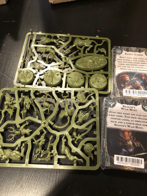 Skaeth's Wild Hunt Warband Deck  Warhammer Underworlds  + Extra Cards