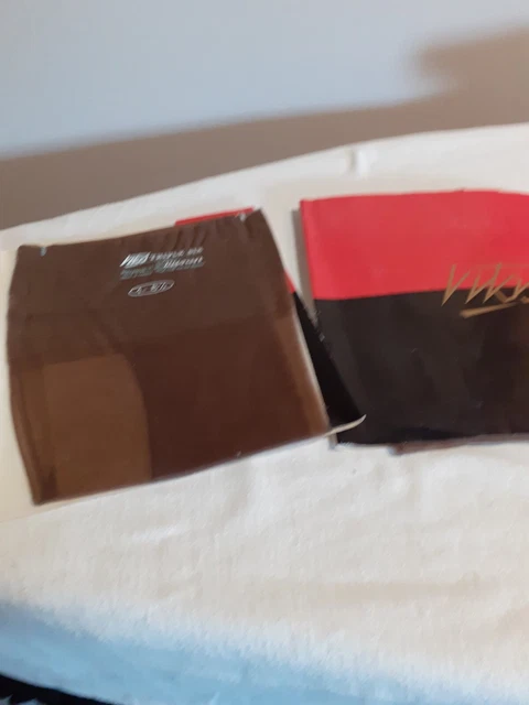 Paire De Bas Du Soir Vitos T1 Beige - Nylon, Style Jarretelle, Neuve Avec étiquettes