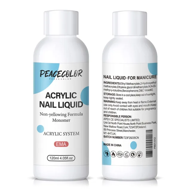 120ml Acrylic Liquid Monomer Acrylic Liquid EMA Monomer for Acrylic Nails