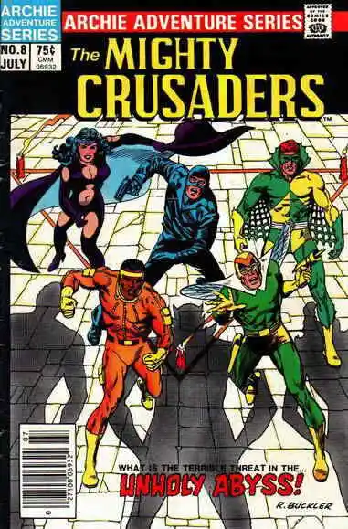 Mighty Crusaders (2nd Series) #8 (Newsstand) VF; Archie | the Fly Black Hood - w