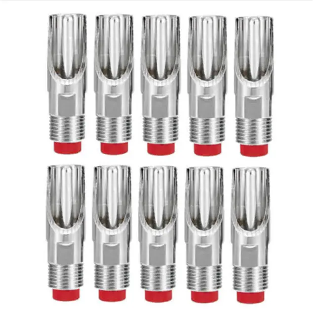 Pig Automatic Nipple Drinker 10Pcs Stainless Steel 1/2&quot; Pt Thread