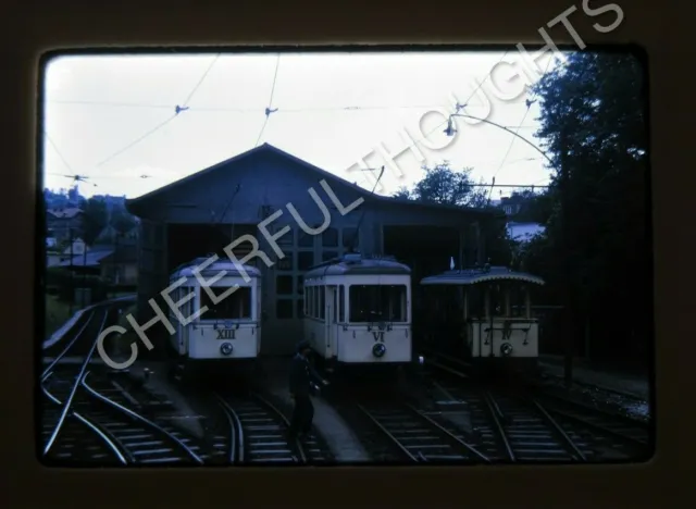 Original '69 Kodachrome Slides Linz Austria 13-6-4 Trolley Car House    20Z26