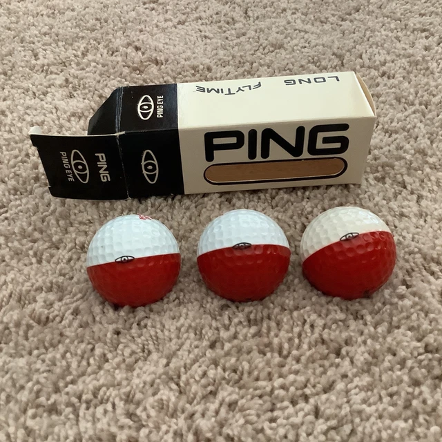 PING EYE RED/WHITE Christmas Balls In Sleeve $14.43