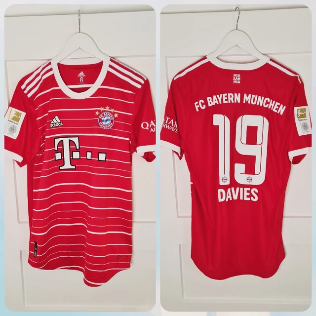 FC Bayern München Matchworn Spielertrikot Issued Davies Trikot 22/23 RAR
