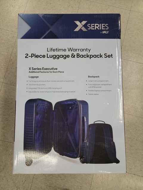 IFLY X SERIES Executive Collection 2 Piece Travel Set Blue
