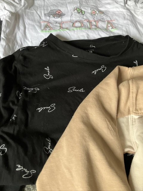 girls 12-13 years clothing bundle leggings jumper t shirts 4