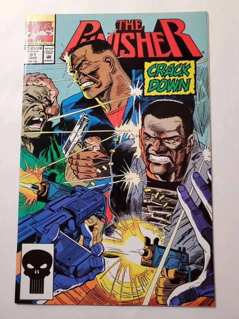 Marvel Comics The Punisher #61 March 1992 Crack Down Cage VF/NM