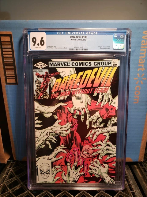 Daredevil 180 CGC Graded 9.6 NM+ Frank Miller 1982 Kingpin,Vanessa Fisk,Elektra