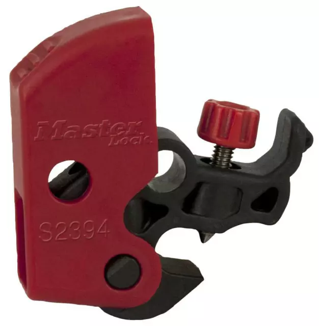 Circuit Breaker Lockout, Universal, Lock Colour Red, Lock Materi For Master Lock